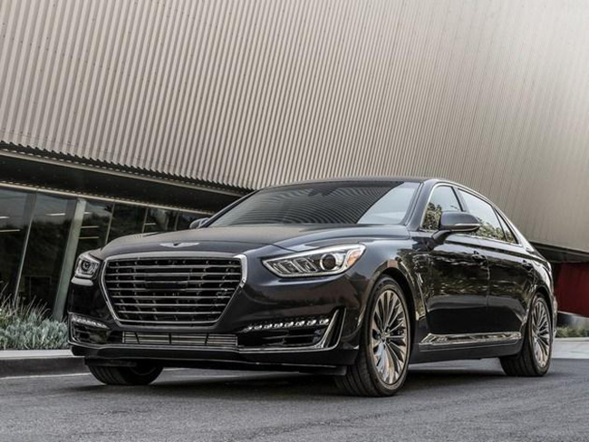  现代发布新款Genesis G90预告图 全新头灯组设计