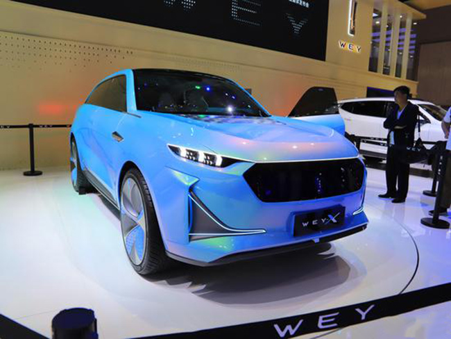 未来旗舰SUV? WEY X概念车车展发布