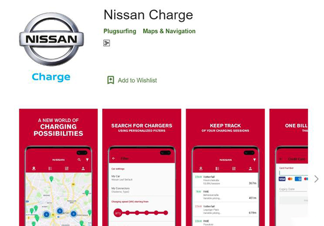 Nissan Charge充电服务在欧洲持续拓展