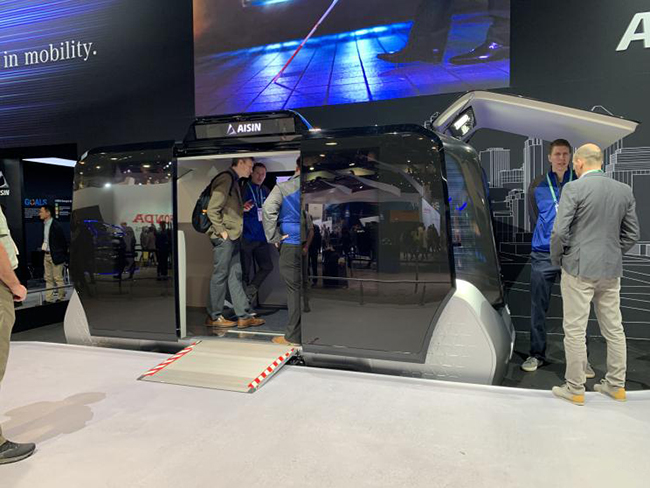 CES2020：爱信集团展示自动驾驶概念车